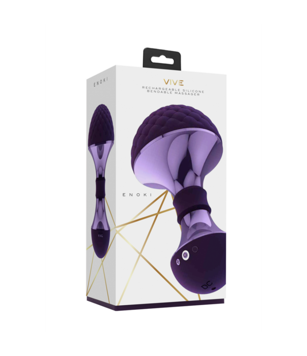 VIVE by Shots Enoki - Buigbare Massager - Paars