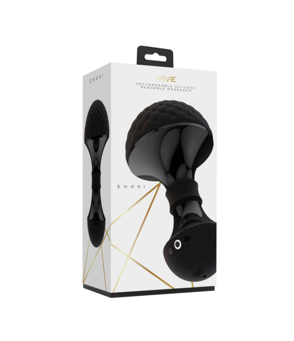 VIVE by Shots Enoki - Buigbare Massager - Zwart