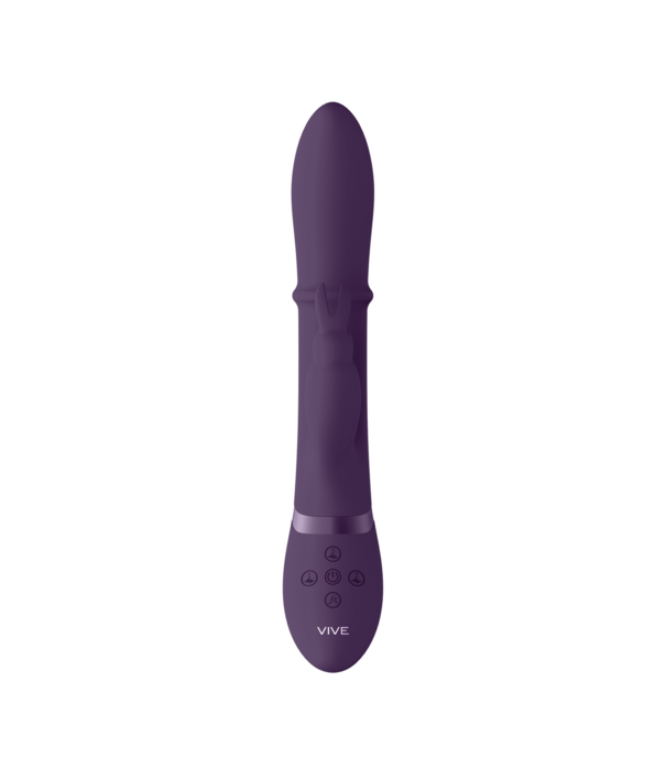 VIVE by Shots Halo - Ring Rabbit Vibrator - Paars