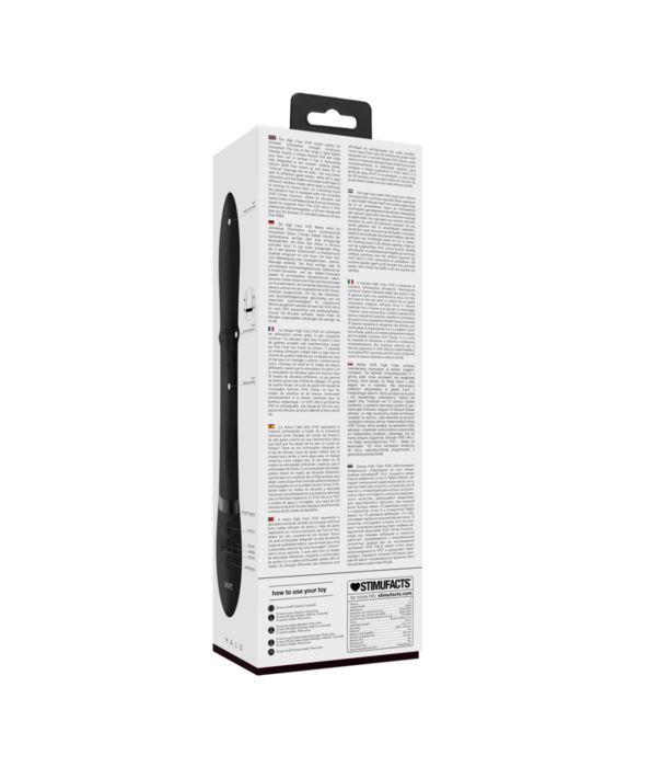 VIVE by Shots Halo - Ring Rabbit Vibrator - Zwart