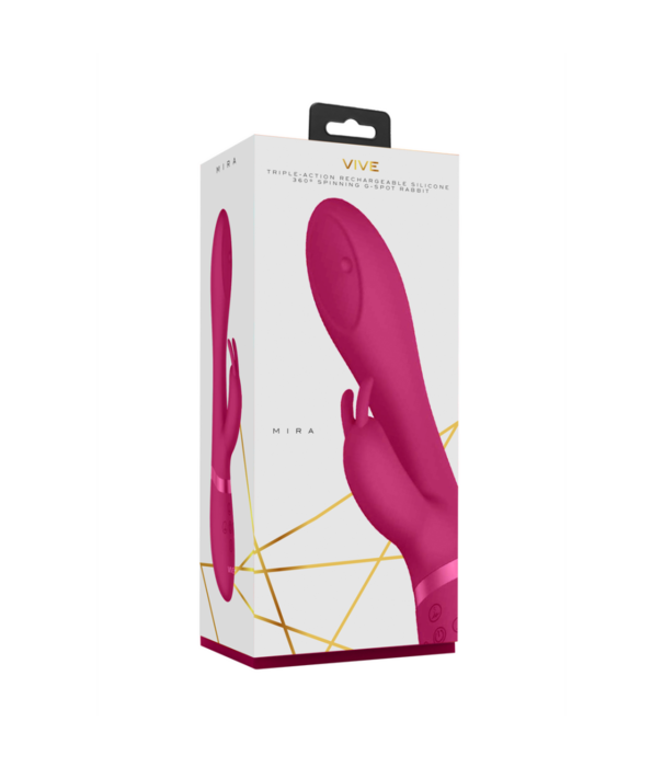 VIVE by Shots Mira - Spinning G-spot Rabbit - Roze