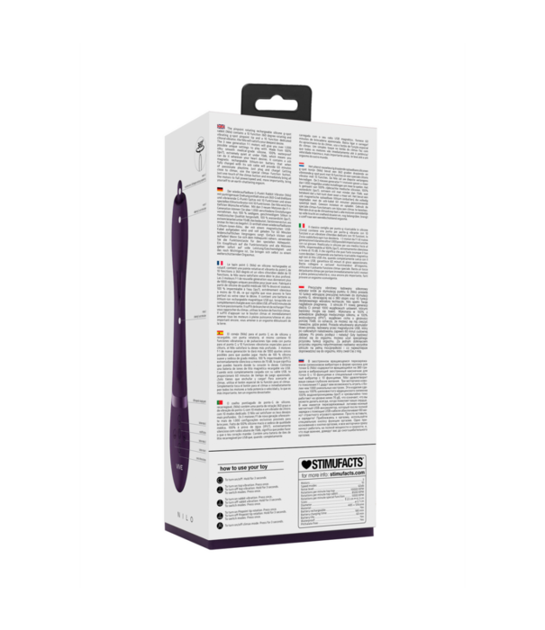 VIVE by Shots Nilo - Pinpoint Draaibare G-spot Rabbit - Paars