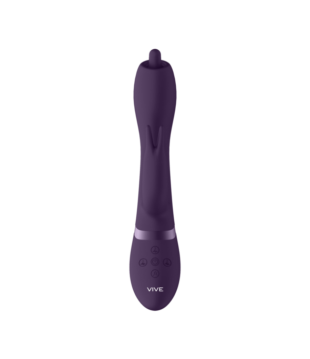 VIVE by Shots Nilo - Pinpoint Draaibare G-spot Rabbit - Paars