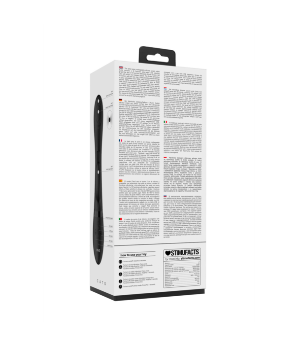 VIVE by Shots Cato - Pulse G-spot Konijn - Zwart