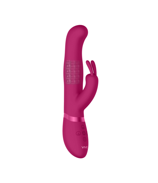 VIVE by Shots Izara - Draaiende Parels Konijnen Vibrator - Roze