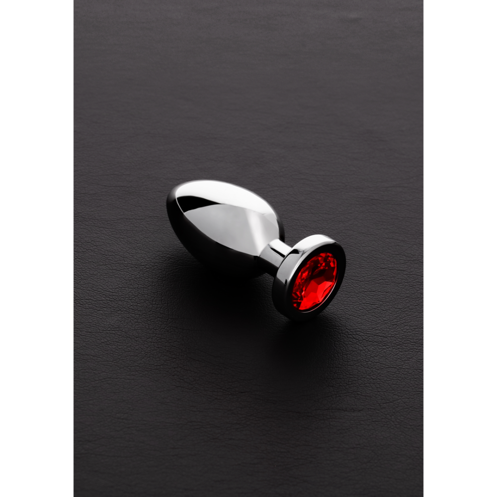 Steel by Shots Butt Plug met Edelstenen - Klein afbeelding