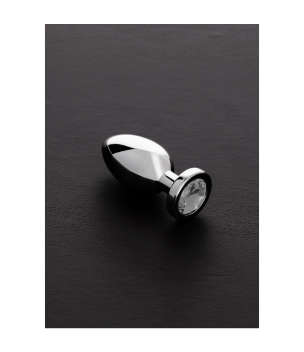 Steel by Shots Butt Plug met Juwelen - Klein