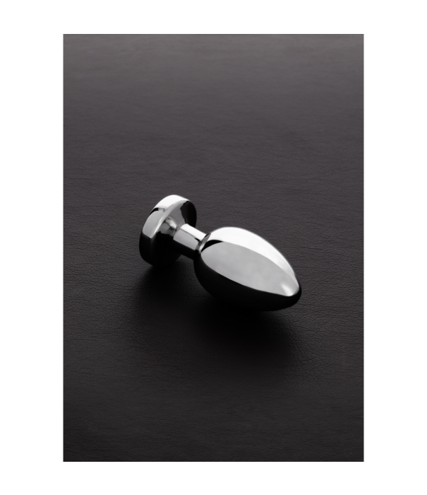 Steel by Shots Butt Plug met Juwelen - Klein