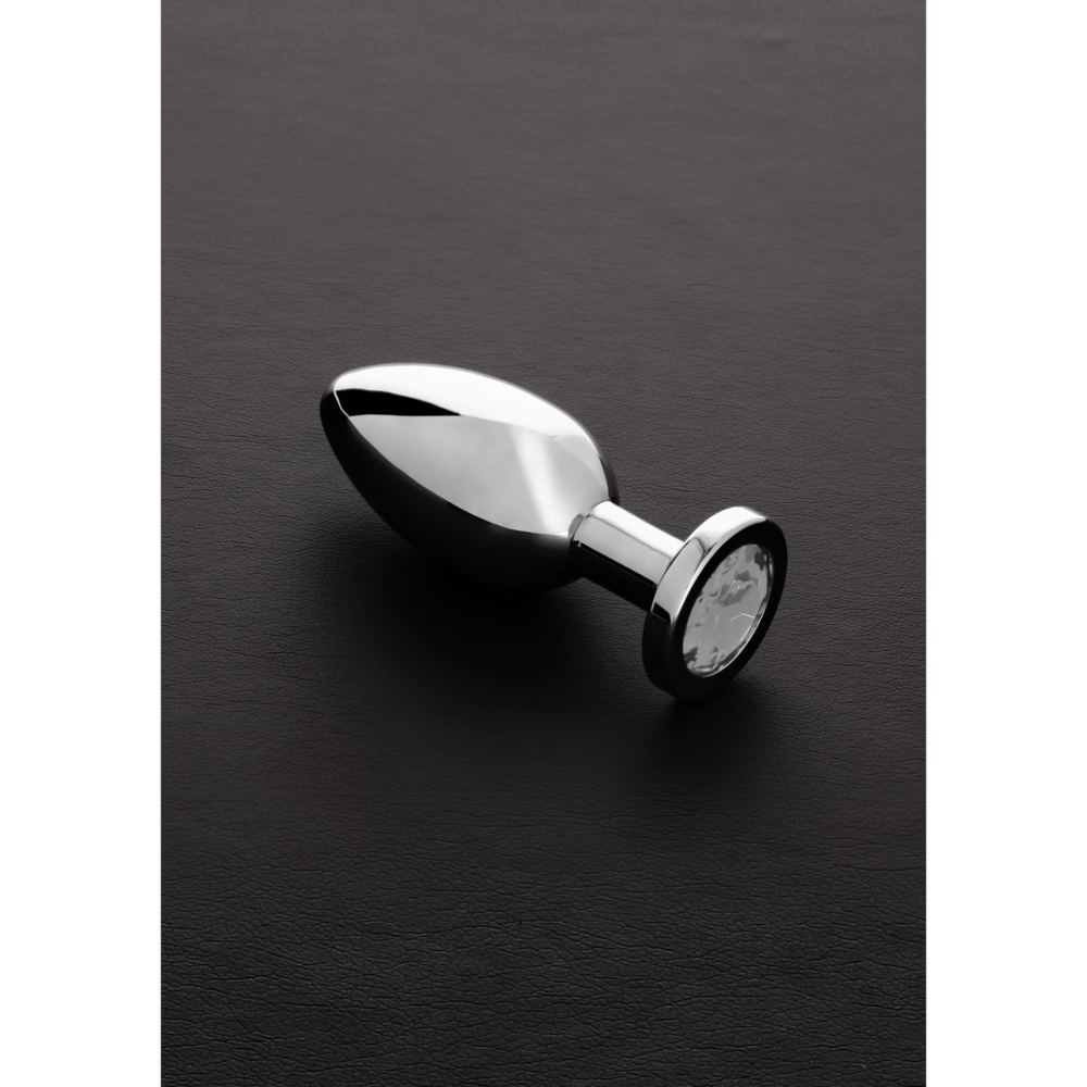 Steel by Shots Buttplug met juwelen - Medium