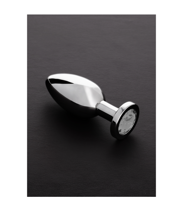 Steel by Shots Buttplug met juwelen - Groot