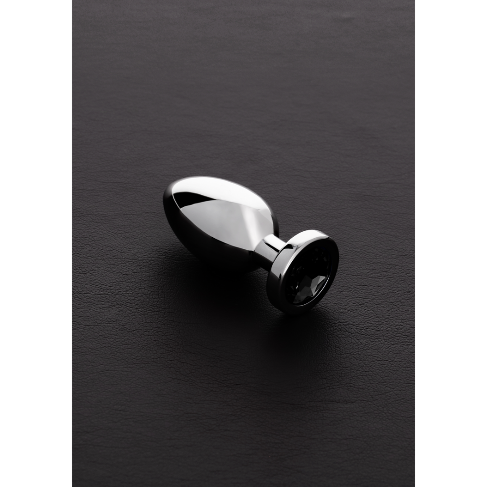 Steel by Shots Butt Plug met Juwelen - Klein afbeelding