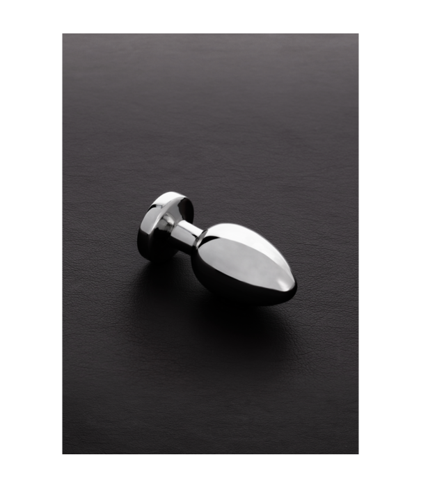 Steel by Shots Butt Plug met Juwelen - Klein