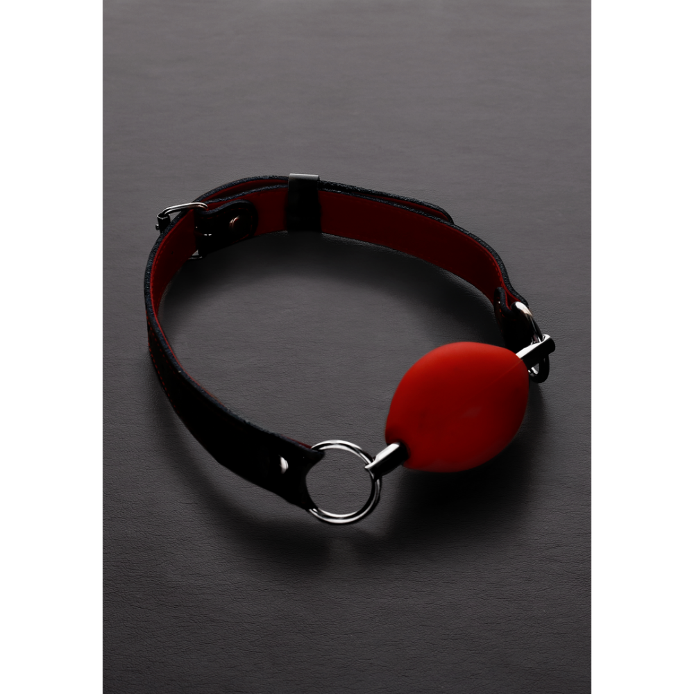 Steel by Shots Ovale Siliconen Ball Gag afbeelding