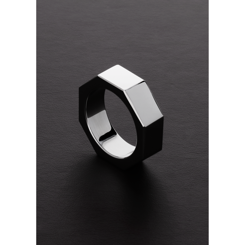 Steel by Shots NUT Cockring - 0,6 x 0,2 x 55 / 15 x 6 x 55 mm