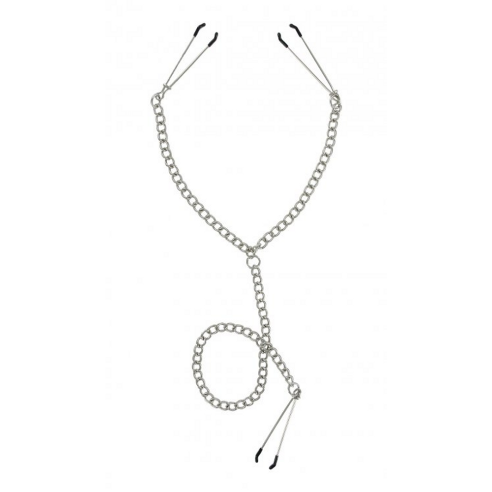 XR Brands Anais Y-Style - Tepel-naar-Klitoris Klemmen Set