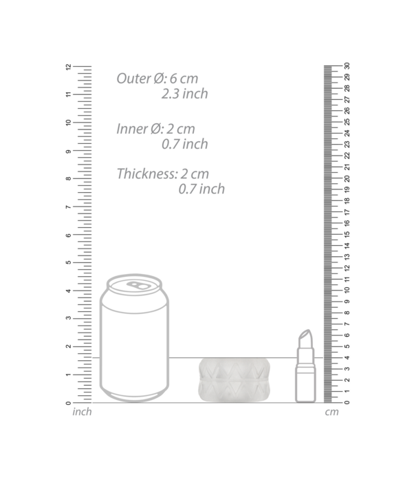 Sono by Shots No.92 - Cockring Masturbator en Bumper in 1