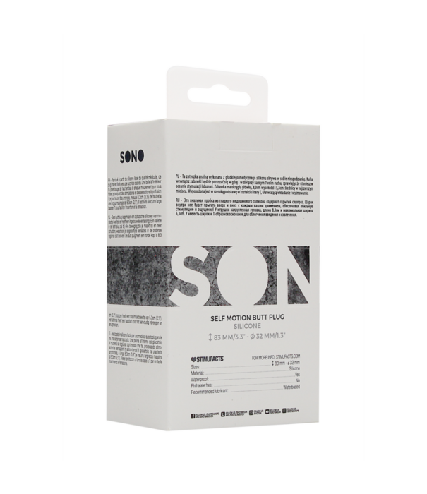 Sono by Shots No.91 - Zelfdoorlatende Butt Plug