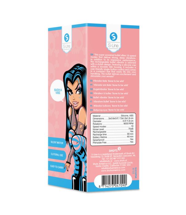 S-Line by Shots Bone to be Wild - Bullet Vibrator