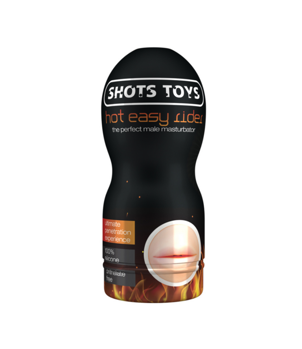 Shots Toys by Shots Easy Rider - Verwarmende Masturbator - Mond