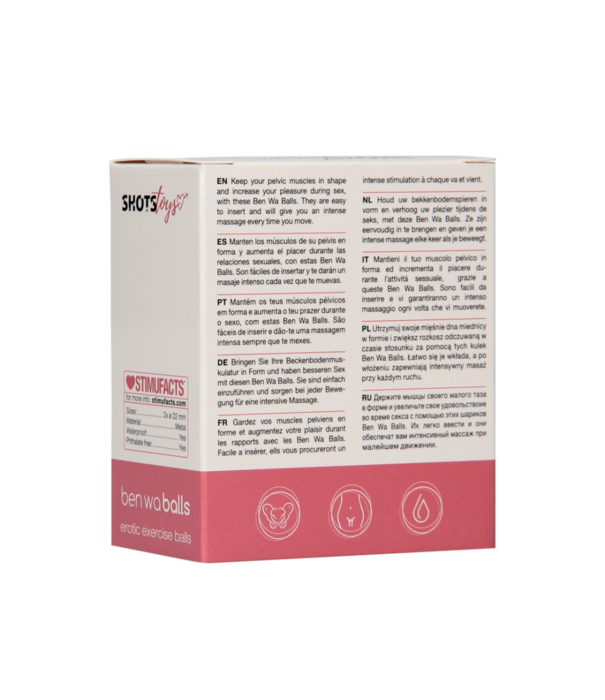 Shots Toys by Shots Ben Wa Balls met Gemiddeld Gewicht