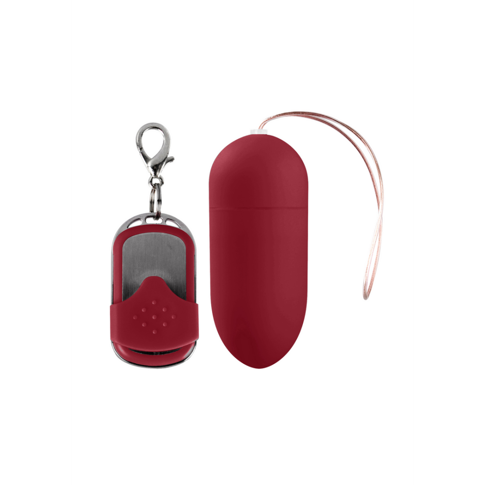 Shots Toys by Shots Vibrerende Ei met 10 Snelheden en Afstandsbediening - L - Rood afbeelding