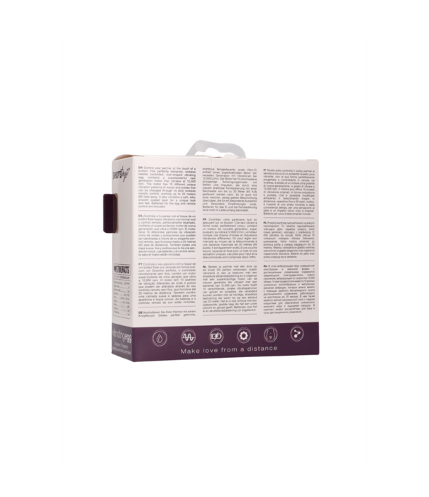 Shots Toys by Shots Vibrerende Ei met 10 Snelheden en Afstandsbediening - L - Paars