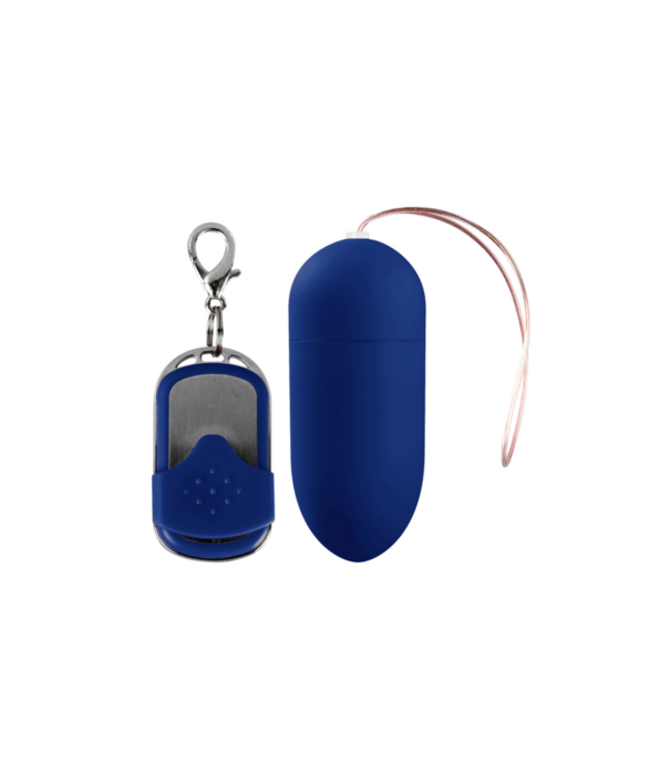 Shots Toys by Shots Vibrerende Ei met 10 Snelheden en Afstandsbediening - L - Blauw