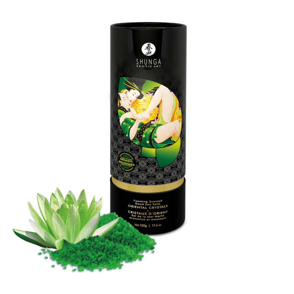 Shunga Oriëntaalse Kristallen Badzout - Lotusbloem - 17,6 oz / 500 gr afbeelding