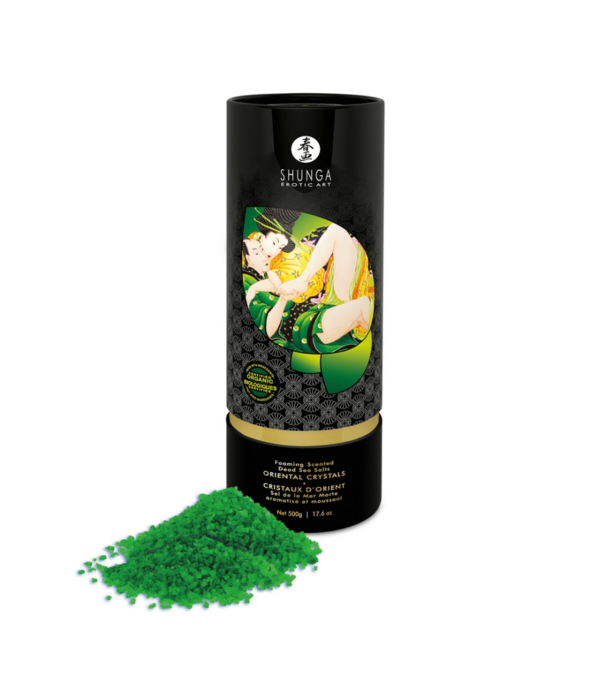 Shunga Oriëntaalse Kristallen Badzout - Lotusbloem - 17,6 oz / 500 gr