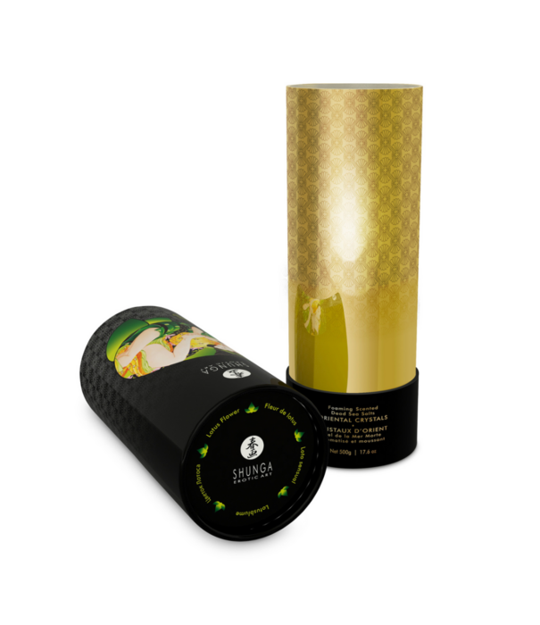 Shunga Oriëntaalse Kristallen Badzout - Lotusbloem - 17,6 oz / 500 gr