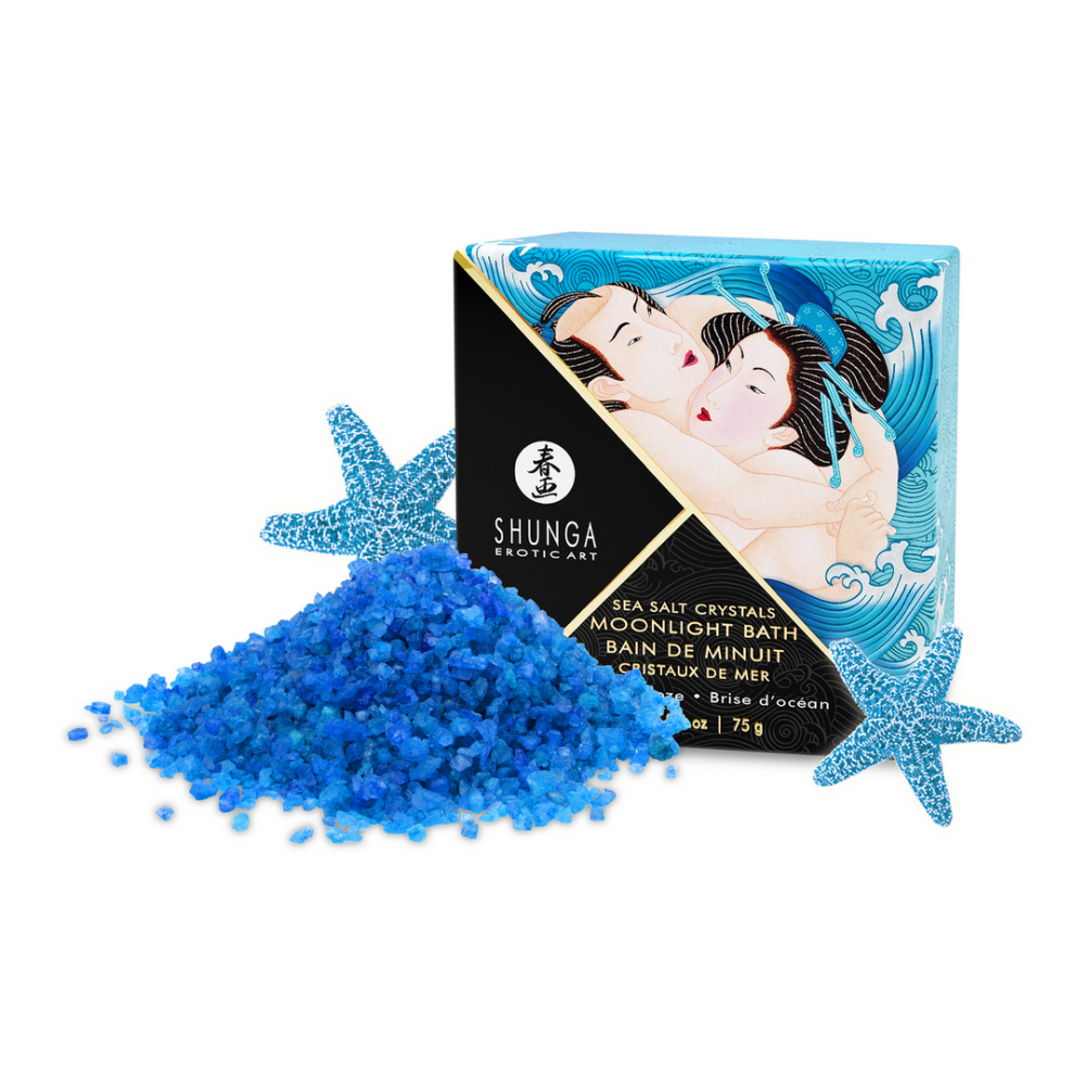 Shunga Mini Oriental Crystals Badzout - Ocean Breeze - 2,65 oz / 75 gr afbeelding