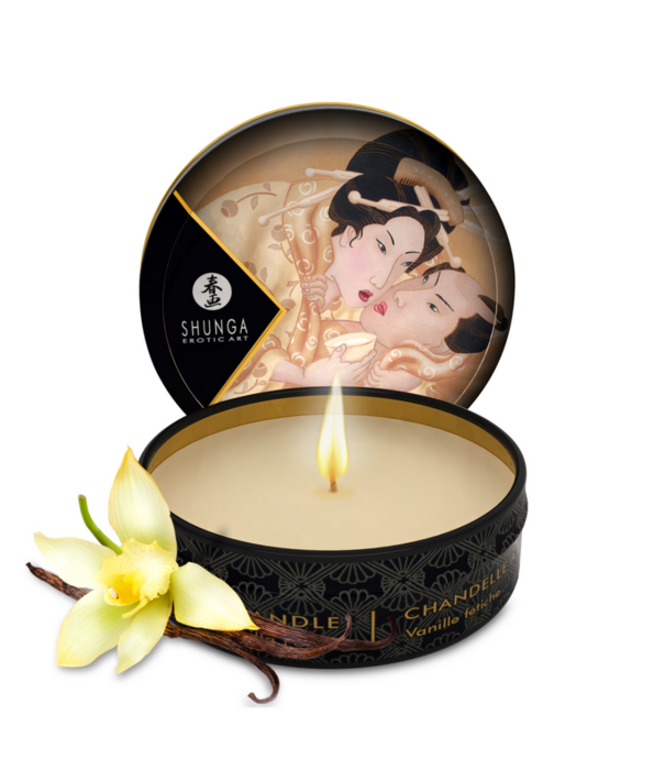 Shunga Mini Massage Kaars - Vanille - 1 oz / 30 ml