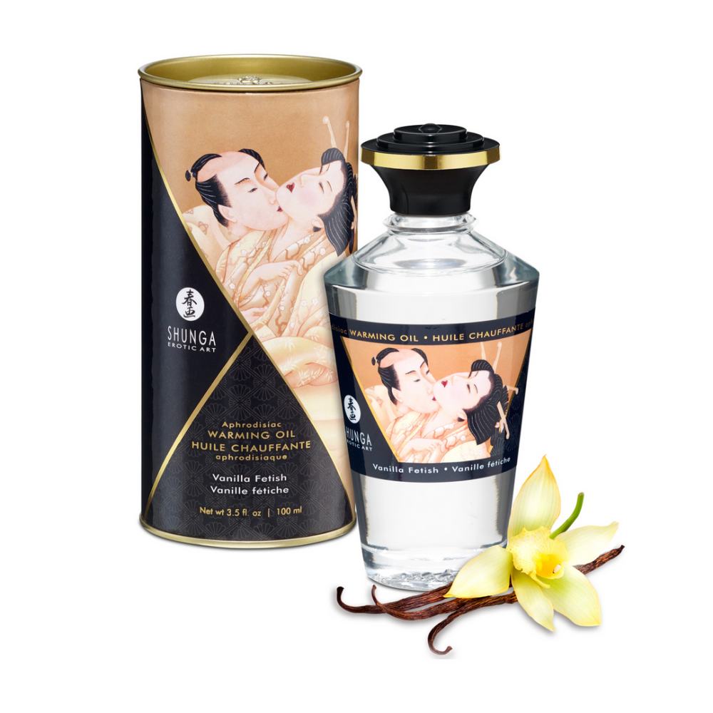 Shunga Aphrodisia Olie - Vanille Fetish - 3.5 fl oz / 100 ml afbeelding
