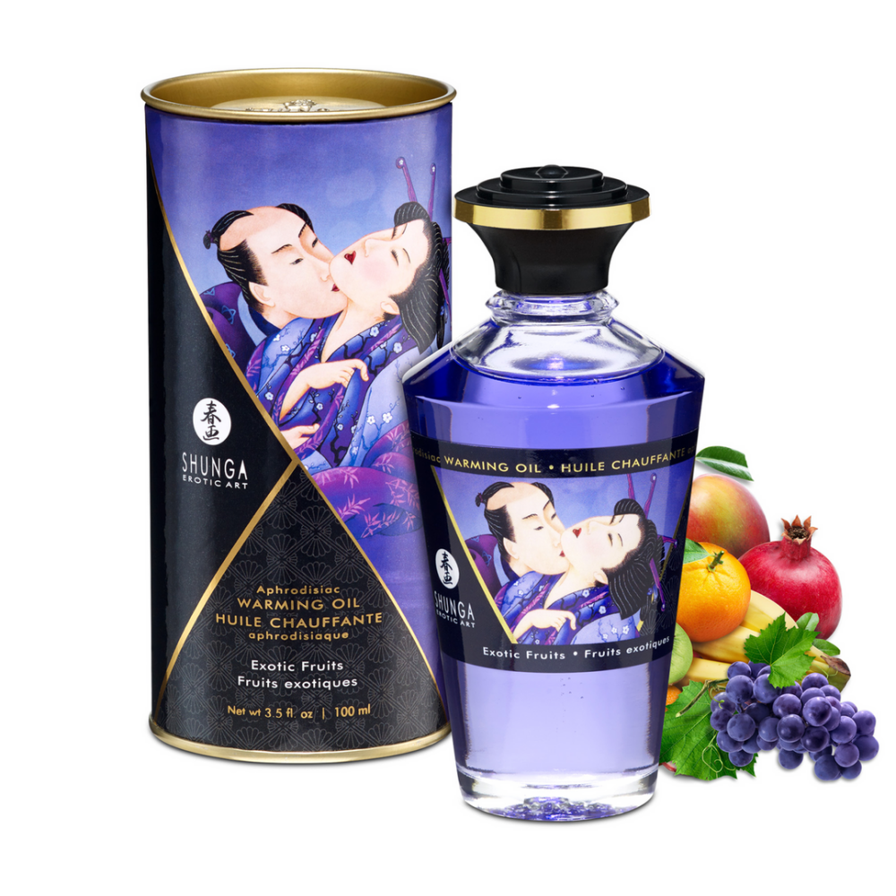 Shunga Aphrodisia Olie - Exotische Vruchten - 3,5 fl oz / 100 ml afbeelding
