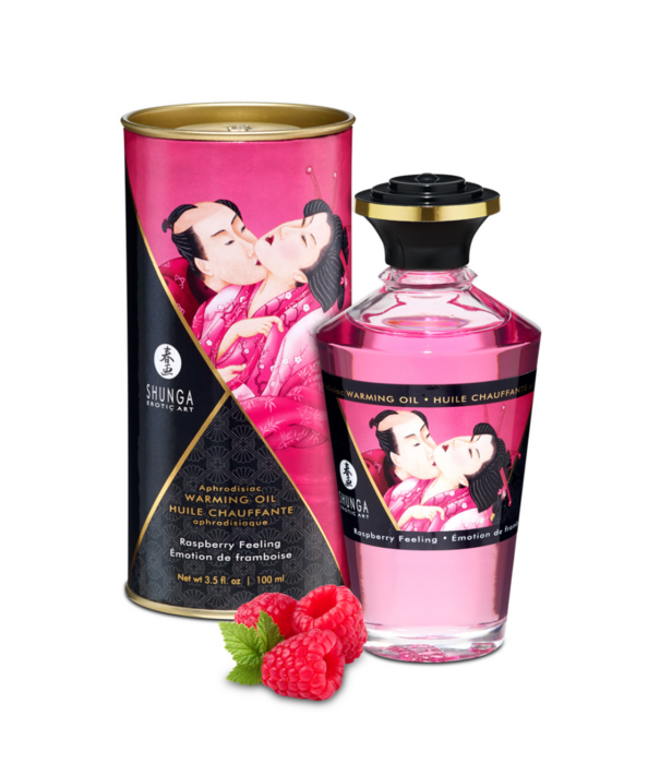 Shunga Aphrodisia Olie - Raspberry Feeling - 3,5 fl oz / 100 ml