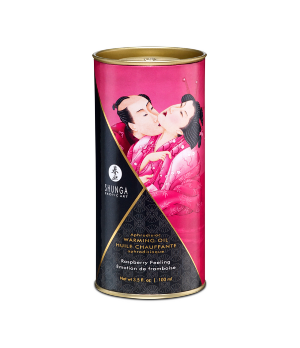 Shunga Aphrodisia Olie - Raspberry Feeling - 3,5 fl oz / 100 ml