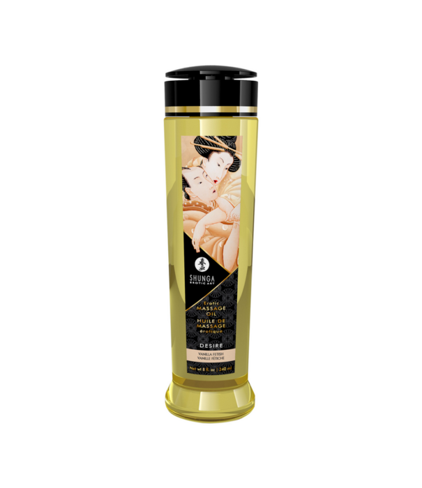 Shunga Erotische Massageolie - Vanille - 8 fl oz / 240 ml