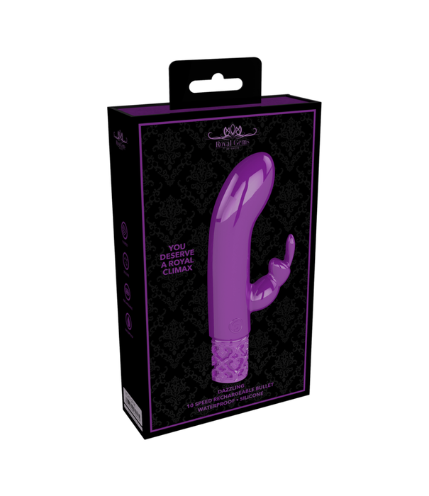 Royal Gems by Shots Dazzling - Krachtige Oplaadbare Konijnen Vibrator