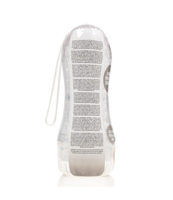 RealRock by Shots Easy Rider - Textured Masturbator - Transparant