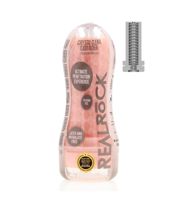 RealRock by Shots Easy Rider - Textured Masturbator - Flesh