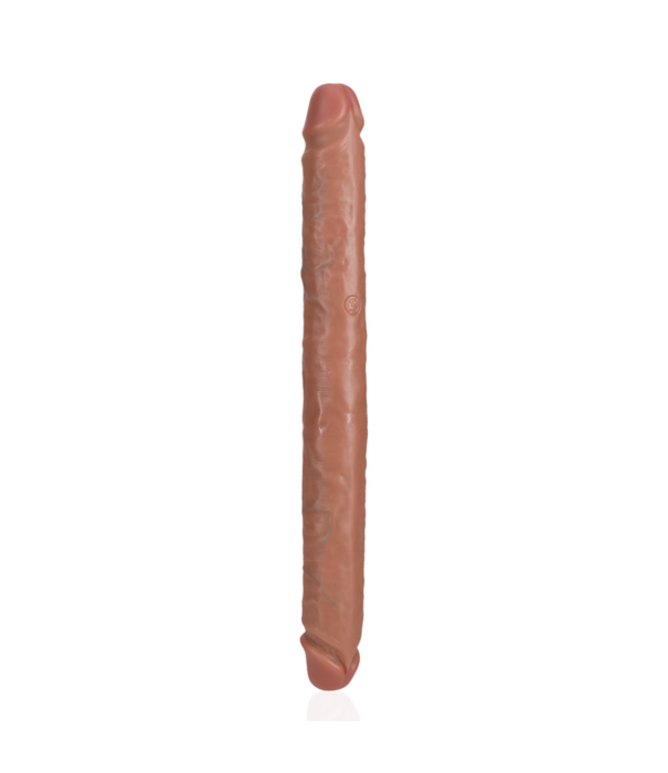 RealRock by Shots Slim Double Ended Dong 14 / 35,6 cm - Tan