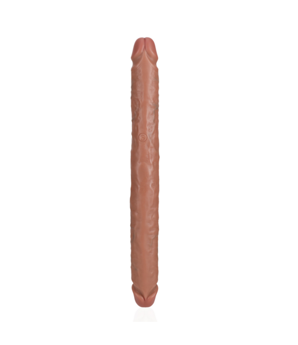 RealRock by Shots Slim Double Ended Dong 14 / 35,6 cm - Tan