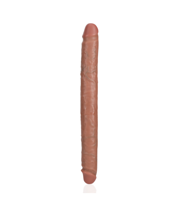 RealRock by Shots Slim Double Ended Dong 14 / 35,6 cm - Tan