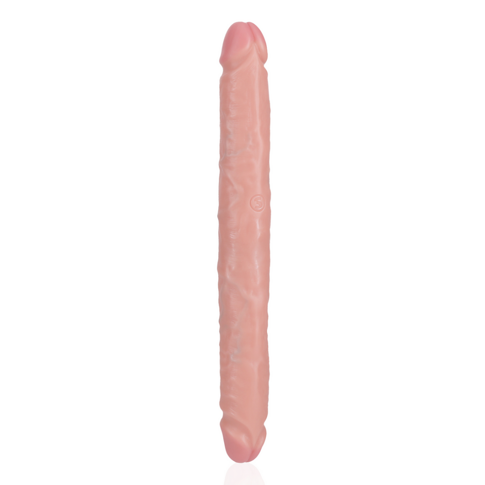 RealRock by Shots Slim Double Ended Dong 30,5 cm - Flesh afbeelding
