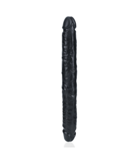 Slim Double Ended Dong 12 / 30,5 cm - Zwart