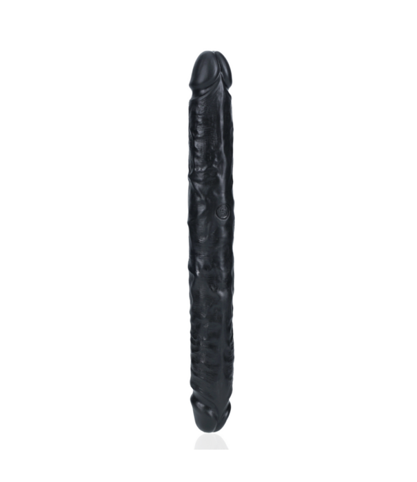 RealRock by Shots Slim Double Ended Dong 12 / 30,5 cm - Zwart