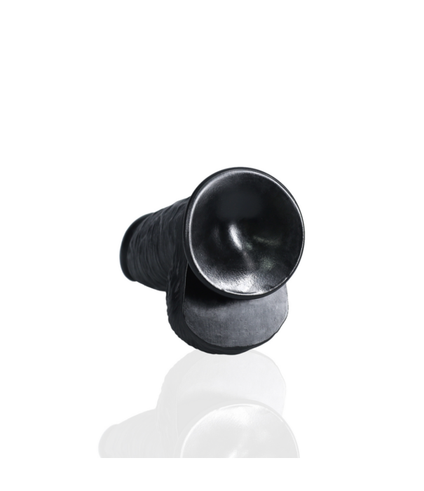 RealRock by Shots Extra Dikke Recht met Ballen 8 / 20,3 cm - Zwart