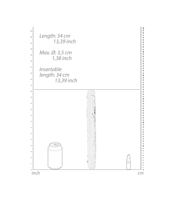 RealRock by Shots Realistische Double Dong - 13'' / 34 cm