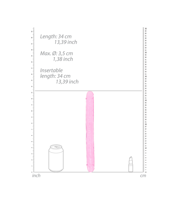 RealRock by Shots Realistische Double Dong - 13'' / 34 cm