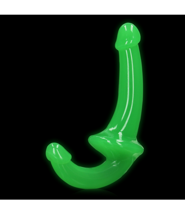 RealRock by Shots Strapless Strap-On - Glow in the Dark - 6'' / 13,5 cm